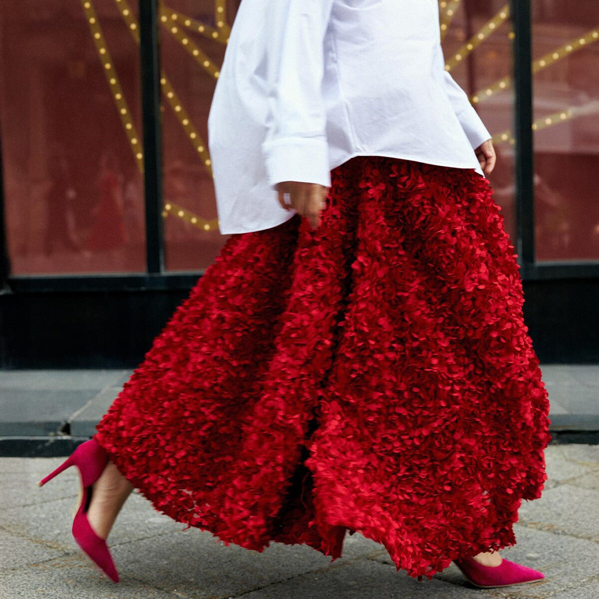 Rotes Abendkleid für Damen